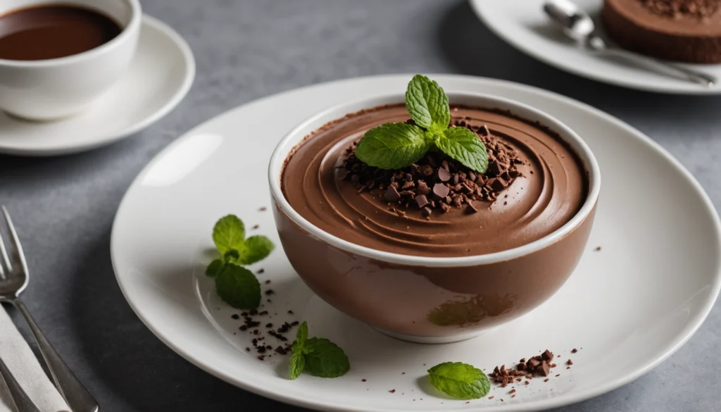 mousse chocolat sans lait
