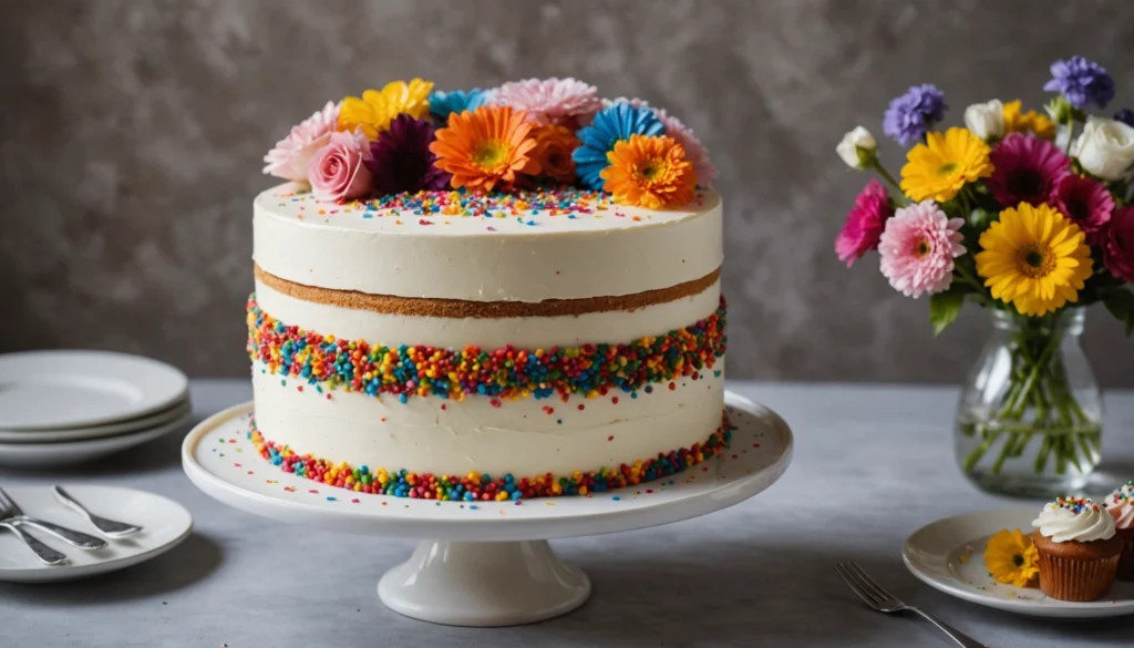 gateau anniversaire layer cake