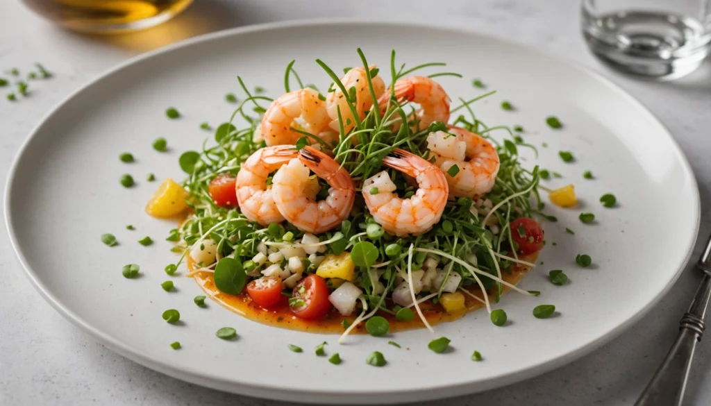 tartare aux crevettes